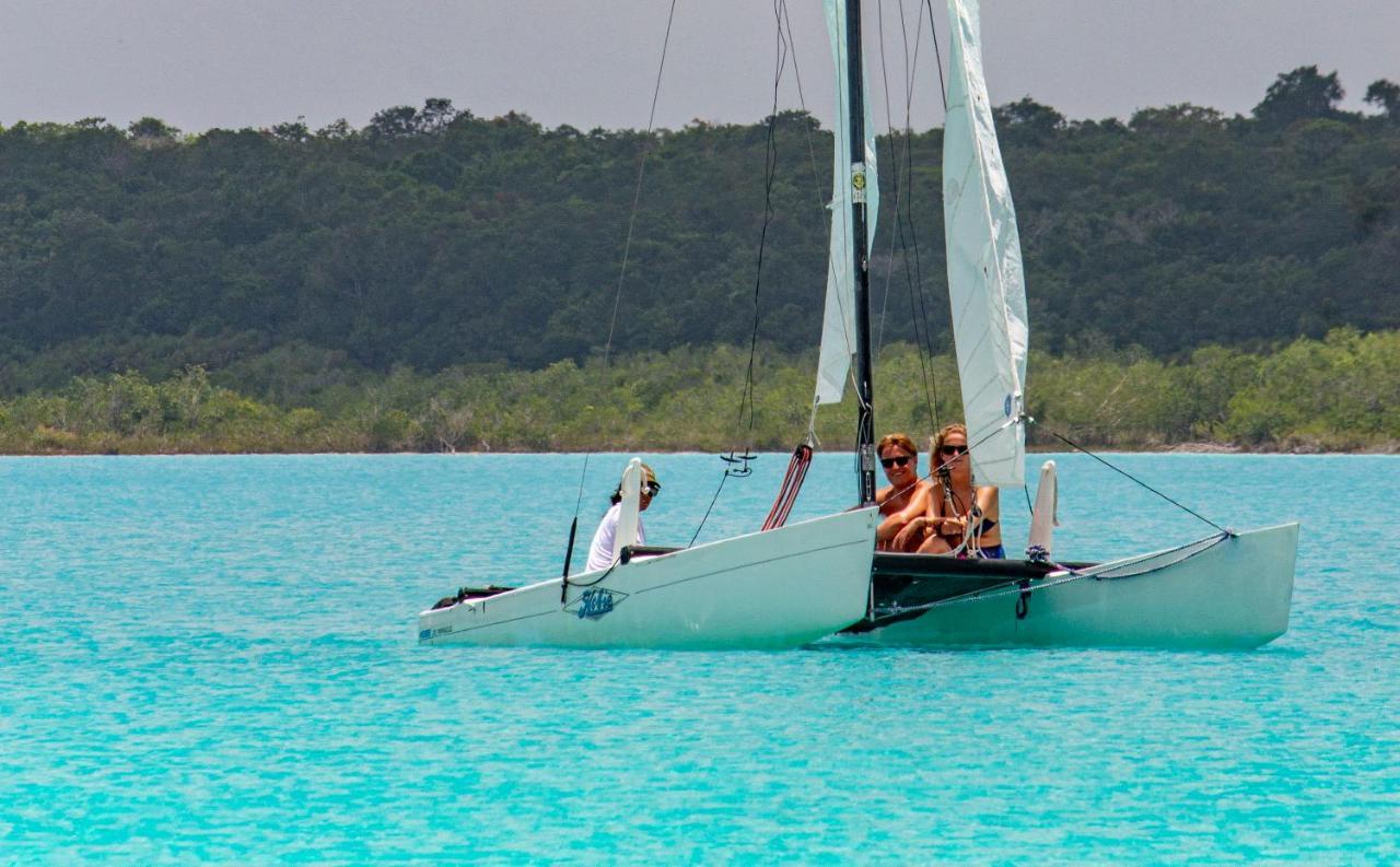 El Buho Lagoon Bacalar Kültér fotó