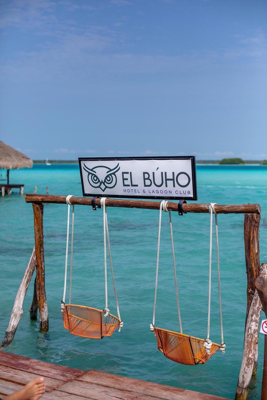 El Buho Lagoon Bacalar Kültér fotó