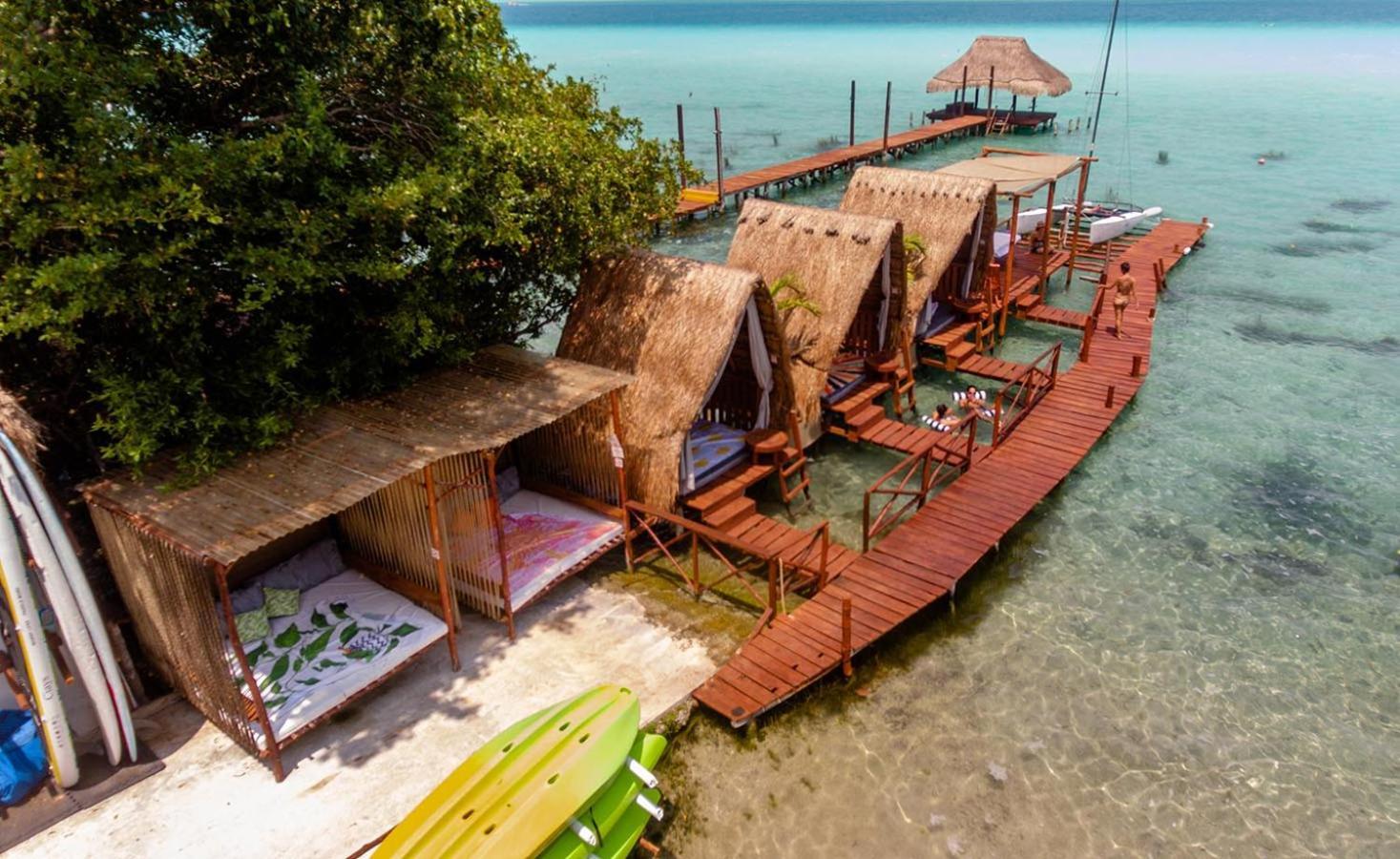 El Buho Lagoon Bacalar Kültér fotó