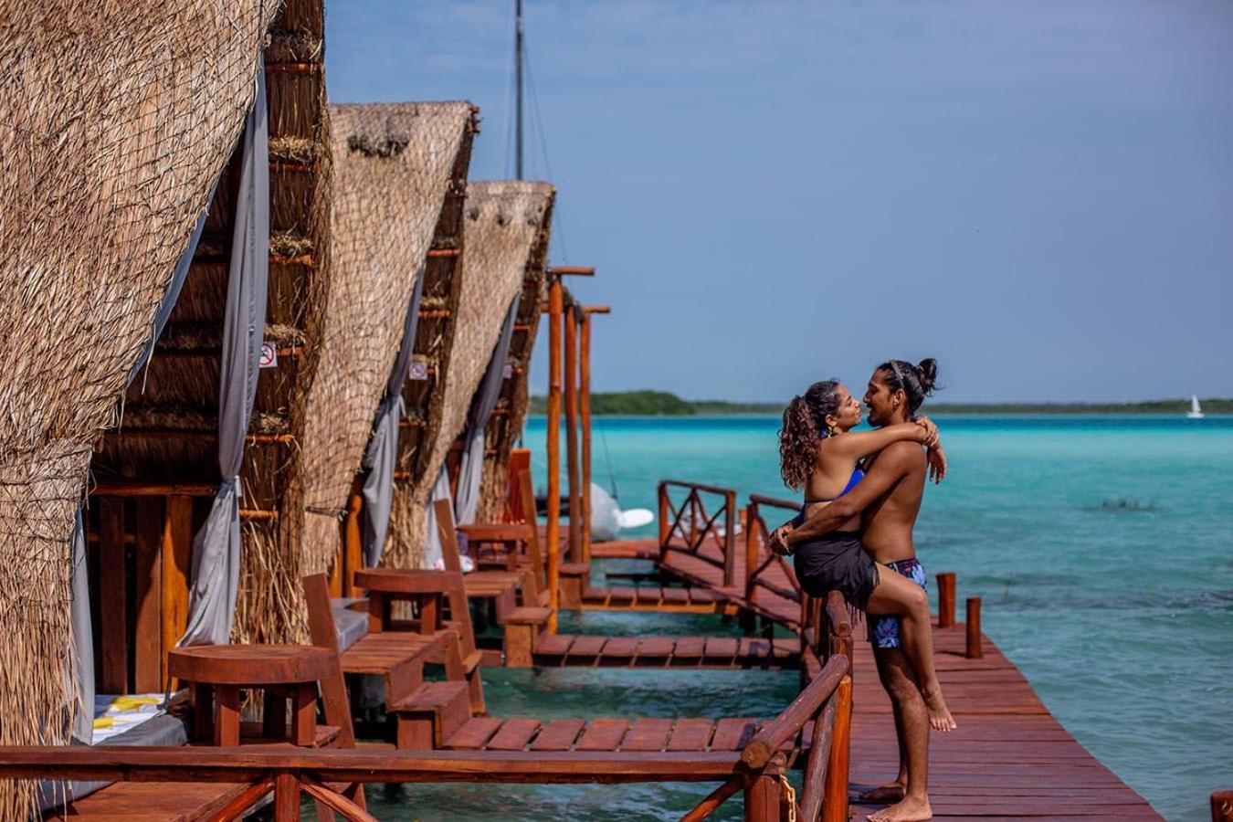 El Buho Lagoon Bacalar Kültér fotó