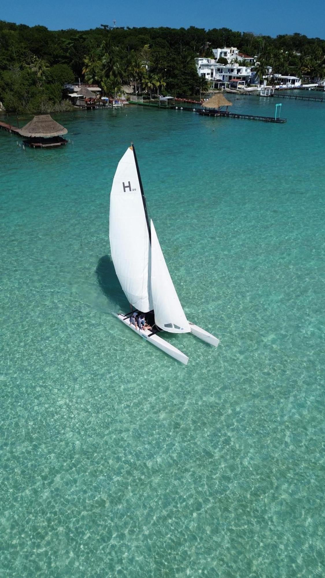El Buho Lagoon Bacalar Kültér fotó