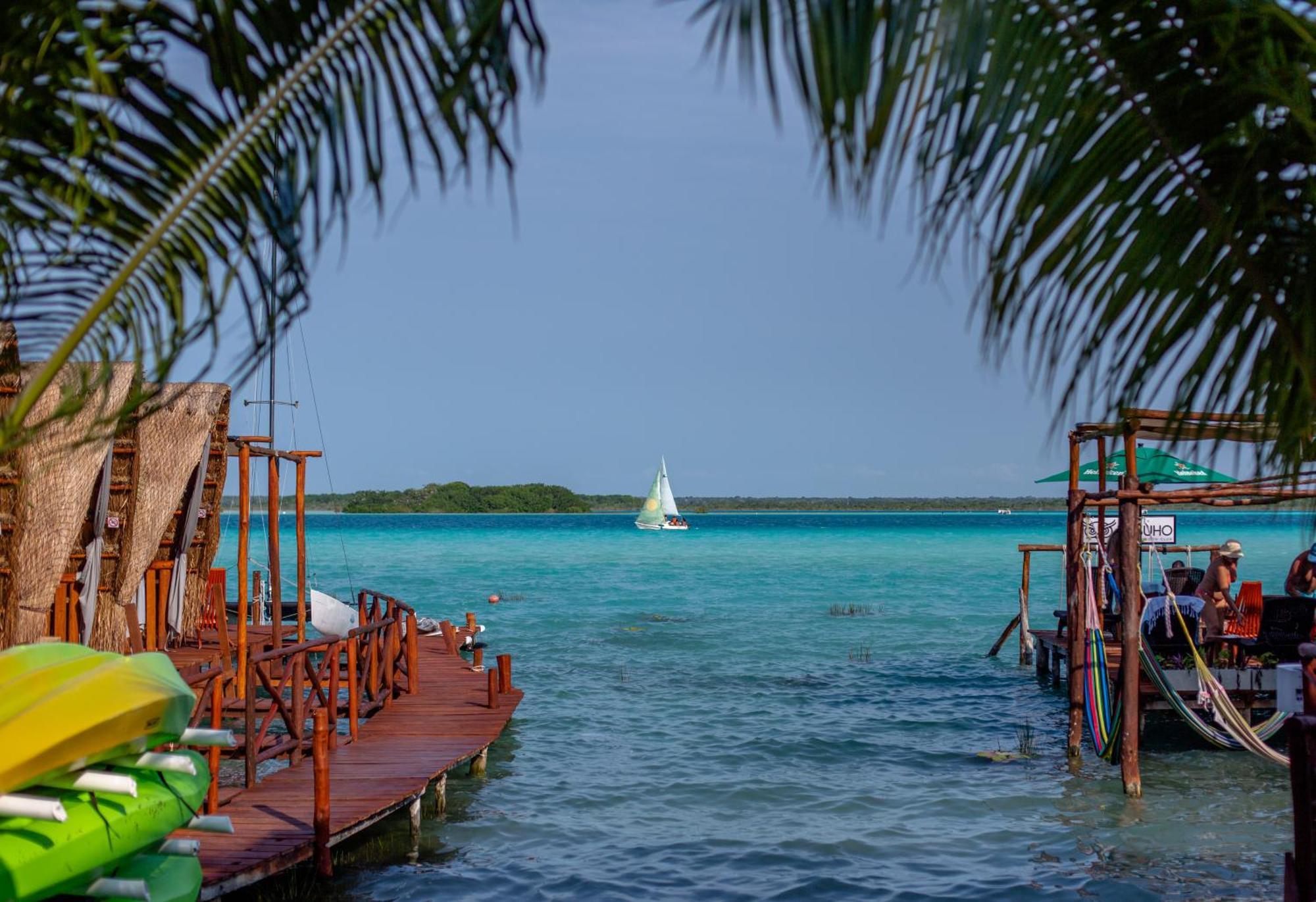 El Buho Lagoon Bacalar Kültér fotó